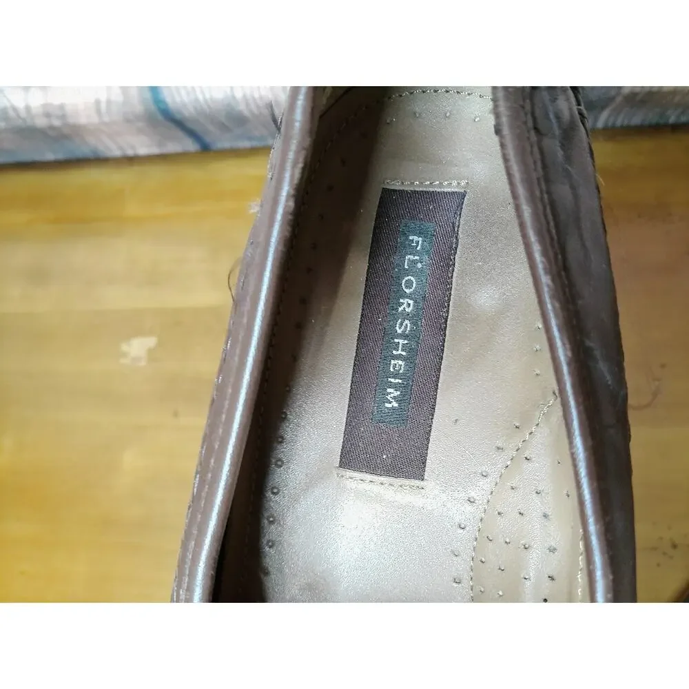 Men's Tassel Loafers Brown Slip-On Moc Toe‎ Dress Shoes